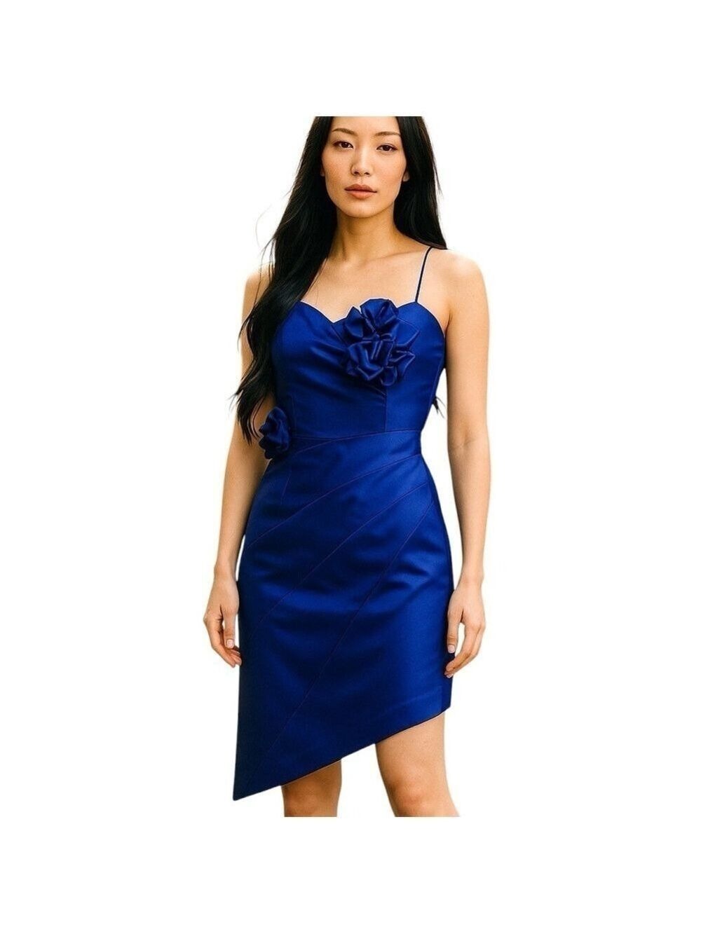 KAREN MILLEN Women’s Couture Floral Formal Event Prom Dress Size 8 (Fit 4/6)